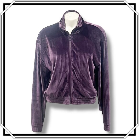๐SOLD๐VICTORIA'S SECRECY Velour Track Suit / Crop Jacket & Jogger Pants - Both S - Picture 3 of 11